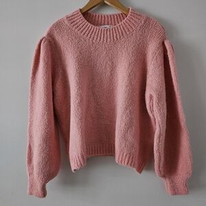 Mango Soft Pink Crew Neck Sweater